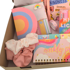 Box Regalo Gift Cuaderno Planner Resaltadores Y Accesorios - S-STORE