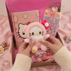 Box Hello Kitty Ideal Regalo Vs Artículos Sanrio con Peluchito