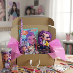 Super Box Demon Hunters Guerreras Del K-pop Con Peluche Muñeca 20cm - comprar online