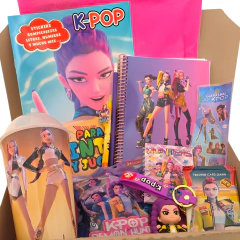 Box Guerreras De Kpop Con Vaso Y Varios Juguetes