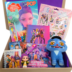 Super Box Guerreras Del Kpop Con Peluche Derpy estilo charm