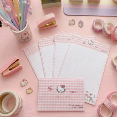 Set Papel Carta Hello Kitty Sanrio 4 Hojas+4sobres