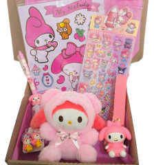 Mini Box My Melody Ideal Regalo Kawaii Peluche Vs Art - comprar online