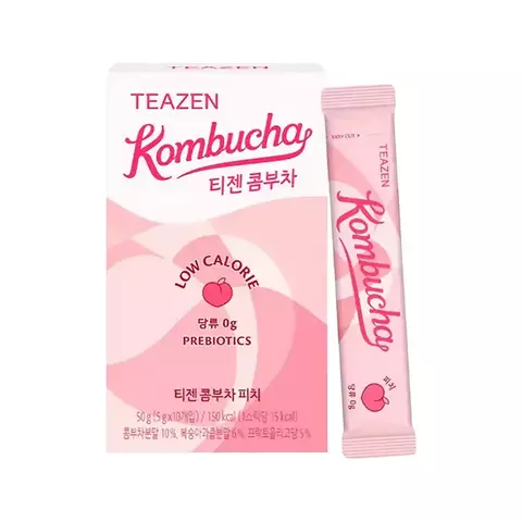 Kombucha Peach (10 sticks) TEAZEN - comprar en línea