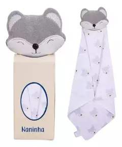 Naninha de Bebê com Prendedor de Chupeta