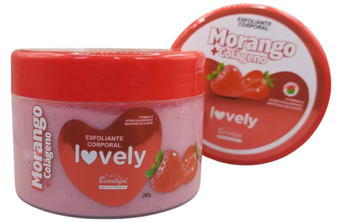Esfoliante Corporal Morango + Colágeno - Face Beautiful