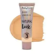 Base Liquida - Ruby Rose - Natural Look - Bege 3 na internet