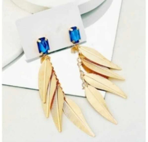 Brinco Bijuteria - Cordão de Folhas