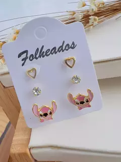 Cartela Folheada a Ouro Angel Stitch 582