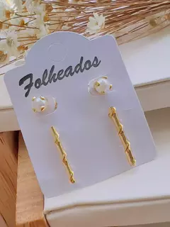 Cartela Folheada a Ouro 2053