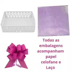 Embalagem P/ Presente - Caixinha Plástica Organizadora - comprar online