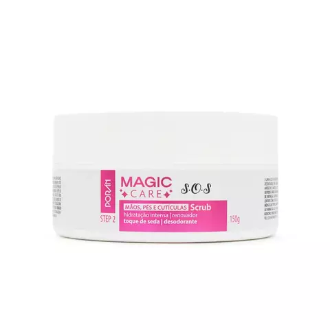 Scurb para Mãos, Pés e Cutículas S.O.S Magic Care Porán 150g - Passo 2