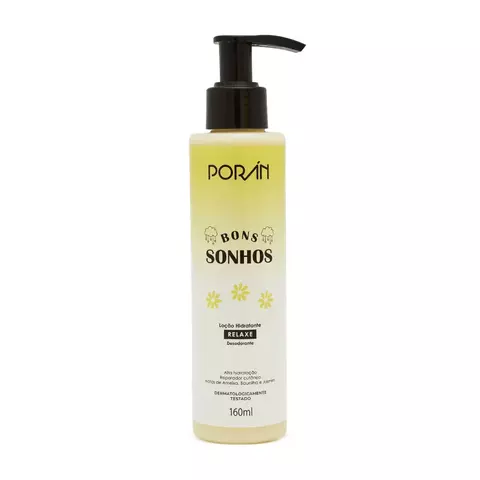 Loção Hidratante Bons Sonhos Relaxe Porán 160ml