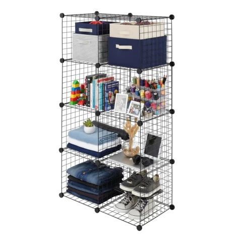 Estantería Organizadora Modular De 8 Cubos