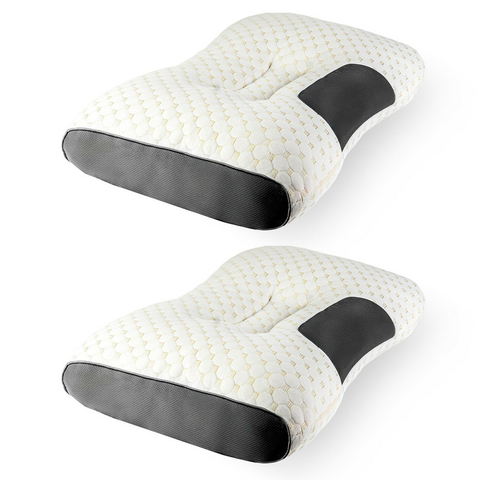 Set x2 Almohada Cervical Ortopédica con Soporte Ergonómico