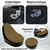 Sofá Inflable Portátil con Reposapiés - Inflador Eléctrico Café - Mega Shop TV