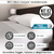 Set x2 Fundas de Almohadas 180 Hilos Blancas Algodón 90x50 - Mega Shop TV