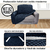 Set x2 Protectores de Sofá Un Puesto Tela Elástica Lavable - Mega Shop TV