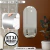 Set x4 Espejo Acrílico Decorativo Ovalado 40x90 cm Moderno - Mega Shop TV