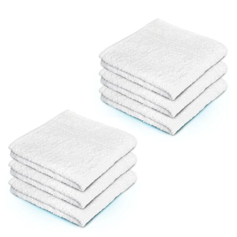 Set x6 Toalla de Mano Algodón Suavidad Alta Absorción Gym