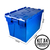 Set x4 Caja Seguridad Plástica 60x40x40 cm Tapa Abisagrada - tienda en línea