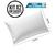Imagen de Set x2 Fundas de Almohadas 180 Hilos Blancas Algodón 70x50