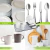 Platero Escurridor Plegable con Base de Microfibra Lavable Ideal para Cocina Pequeña Ahorra Espacio Secado Rápido y Fácil Almacenamiento. - Mega Shop TV