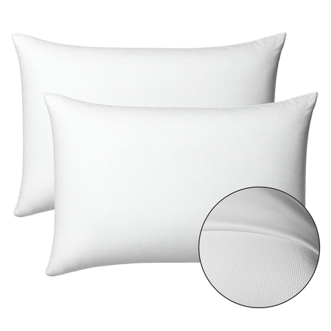 Set x2 Almohadas Viscoelásticas Ergonómicas con Protector