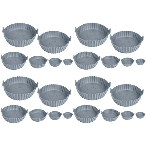 Kit x 24 Moldes Silicona para Freidora de Aire Reutilizables. - comprar en línea