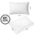 Combo 2 Almohadas Ultrasonido + 2 Protectores Impermeables - tienda en línea