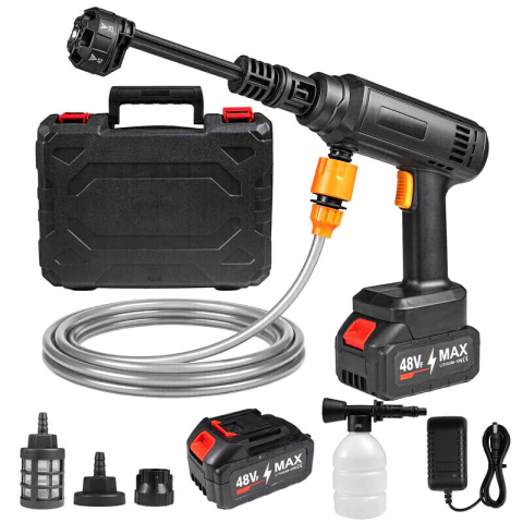 Hidrolavadora Portátil Inalámbrica 2 Baterías - Alta Presión