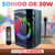 Bafle 8 30W Recargable con Radio Micrófono y LED RGB en internet
