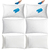 Combo 2 Almohadas Hotelera + 2 Protectores Imp + 2 Fundas