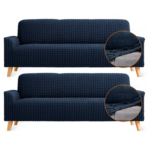Set x2 Protectores de Sofá 3 Puestos Tela Elástica Lavable - comprar en línea