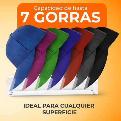 Organizador de Gorras y Cachuchas Acrílico Diseño Moderno