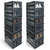 Set x2 Organizador Zapatos 6 Niveles Plegable Ventana Transp