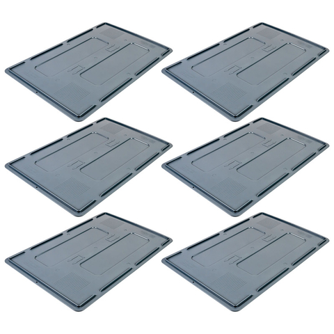 Set x6 Tapa Plástica para Canastilla 60x40 cm Alta Firmeza