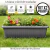 Set x2 Materas Rectangulares de 45 cm con Plato Incluido para Jardín y Hogar, Ideal para Plantas Grandes, Decorativas y Resistentes. - Mega Shop TV