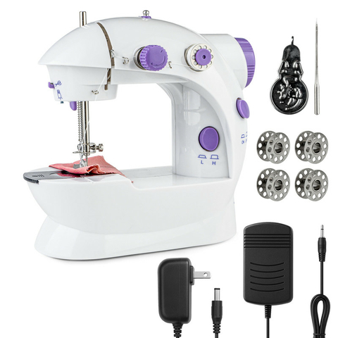 Máquina de Coser Mini Eléctrica Portátil Accesorios y Pedal