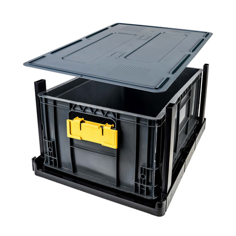 Estantería Plástica Modular con Canastilla Cerrada + Tapa