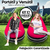 Set x2 Sofá Inflable Portátil con Reposapiés - Inflador Eléctrico Rojo en internet