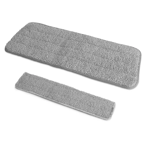 Kit Repuesto Microfibra Trapero Spray Pisos Madera + Limpiavidrios