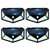 Set x4 Lámparas Solares con Sensor Energía Ecológica LED