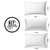 Combo 2 Almohadas Viscoelástica + 2 Protectores + 2 Fundas - tienda en línea