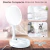 Espejo De Maquillaje LED Plegable Con Aumento 10X Recargable Vía USB Portátil De Mesa Para Detalles De Rostro Y Viajes. - tienda en línea