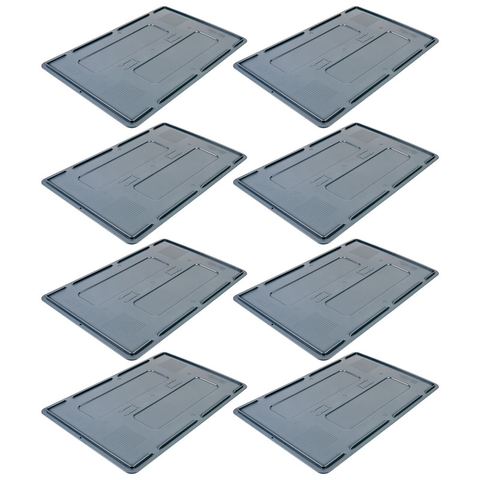 Set x8 Tapa Plástica para Canastilla 60x40 cm Alta Firmeza