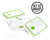 Set X2 Recipientes Para Cocina Tapper Hermético Portacomida