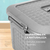 Cajonera Plástica Organizadora Con Tapa - Caja Grande De 23l - comprar en línea