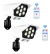 Set X2 Lámpara Solar Tipo Monitor 77 Leds Y Control Remoto Estructura Negro