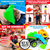 Volqueta Con Grua +set De Bombero: Jugar, Construir Y Salvar - Mega Shop TV